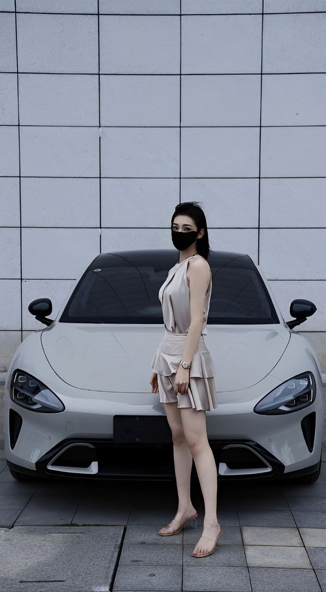 车主质量都这么高的吗？仙女也就长这样吧j9九游会(中国)网站小米SU7的美女(图2)