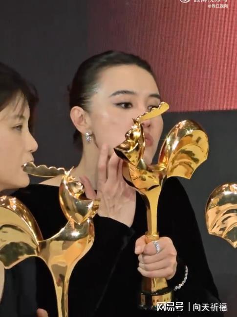 鸡奖影后宋佳用奖杯当化妆镜j9九游会真人游戏第一金(图4)